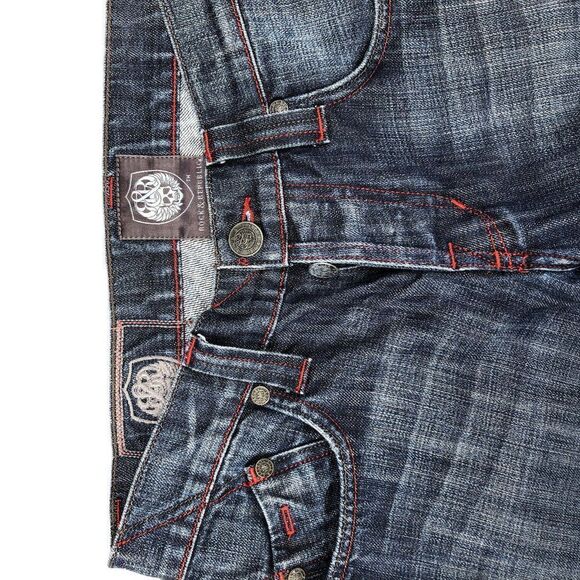 Rock & Republic Embroidered Jeans Size 31 FLOYD BLue - Picture 10 of 10